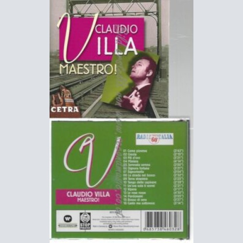 CD--CLAUDIO VILLA UND RONNIE EARL--MAESTRO