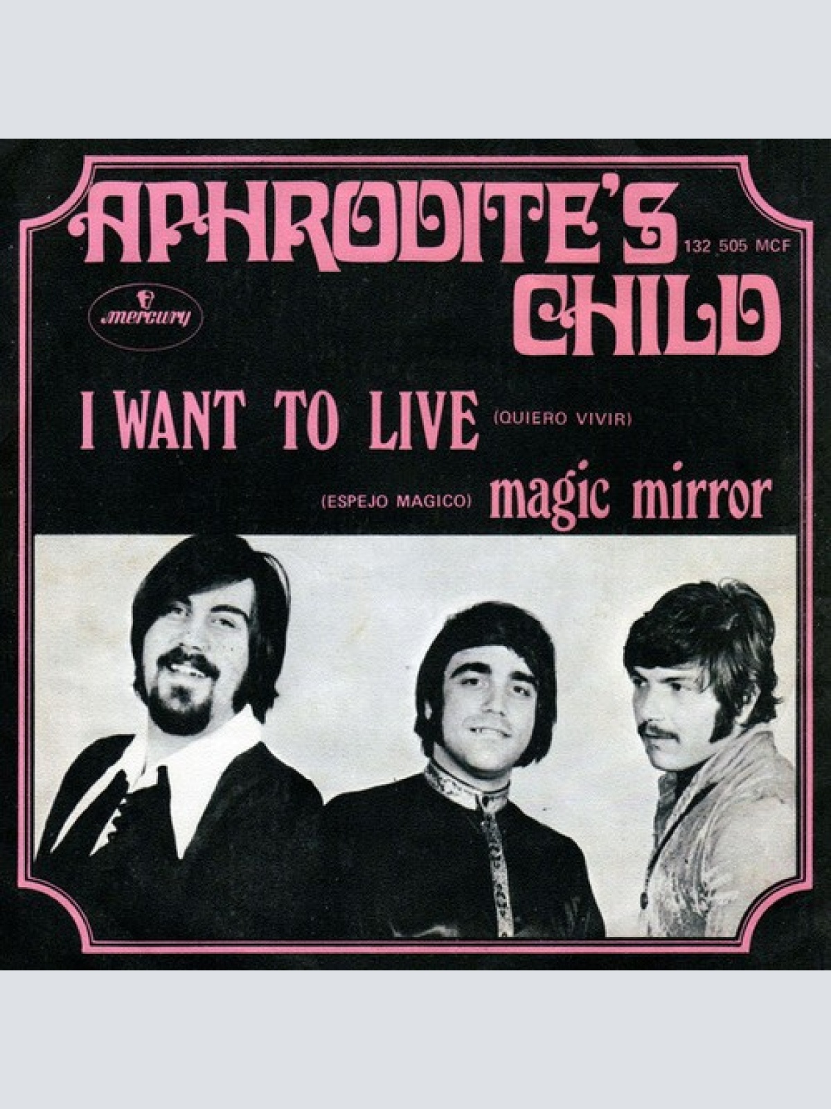 7", Single, Mono Aphrodite's Child - I Want To Live = Quiero Vivir