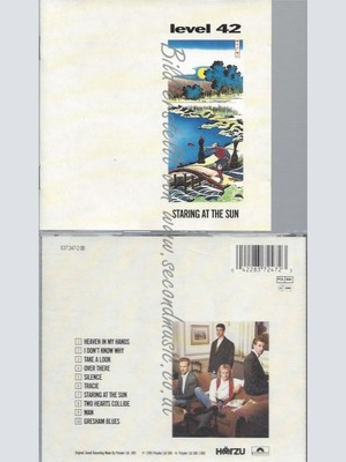 CD--LEVEL 42 - - -- STARING AT THE SUN