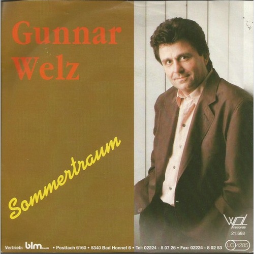 7", Single Gunnar Welz - Sommertraum