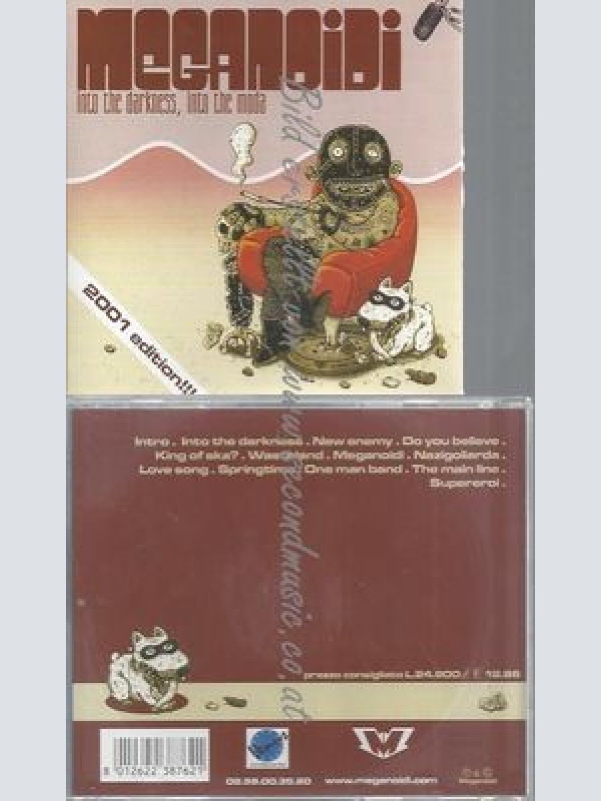 CD--MEGANOIDI--INTO THE DARKNESS, INTO THE MODA