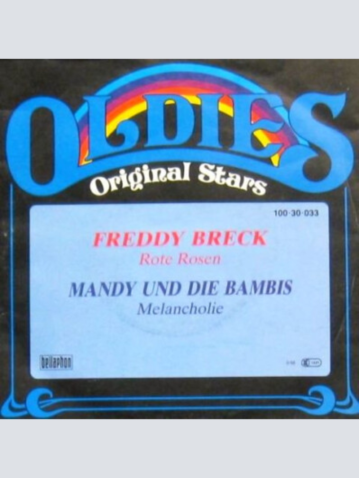 7", Single Freddy Breck / Mandy Und Die Bambis - Rote Rosen / Melancholie