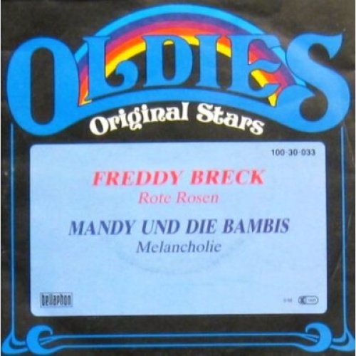 7", Single Freddy Breck / Mandy Und Die Bambis - Rote Rosen / Melancholie