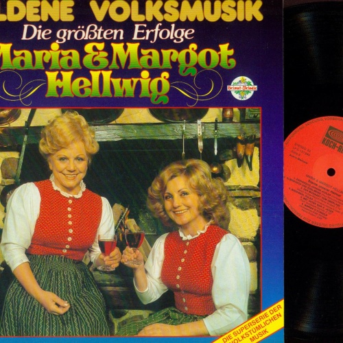 LP--Goldene Volksmusik--Die  größten Erfolge- Maria & Margot Hellwig //NM