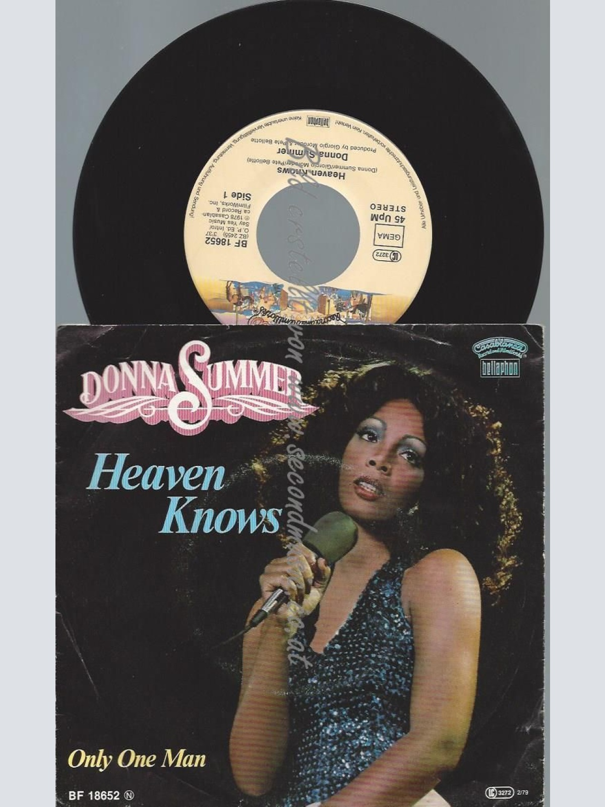 7"   Donna Summer  Heaven Knows