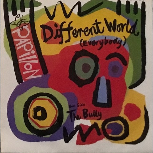 7", Single Papillon (2) - Different World (Everybody)
