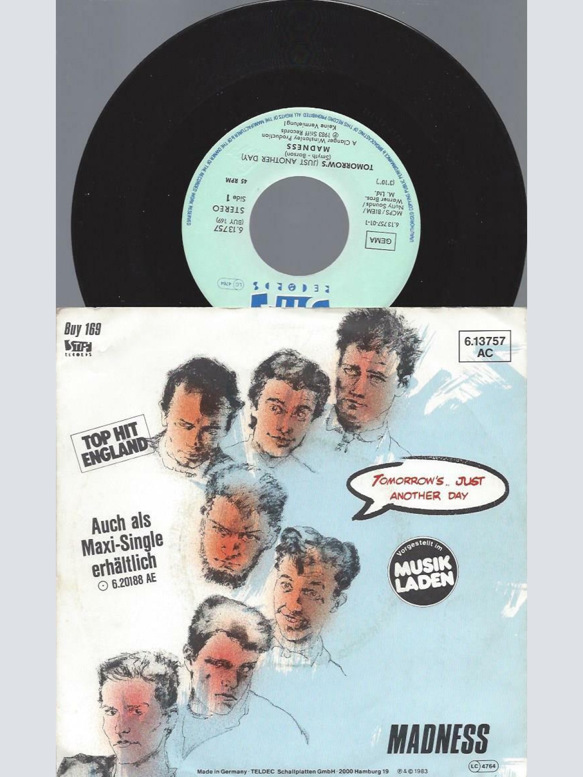 7"  Madness – Tomorrow's (Just Another Day) / Madness (Is All In The Mind)