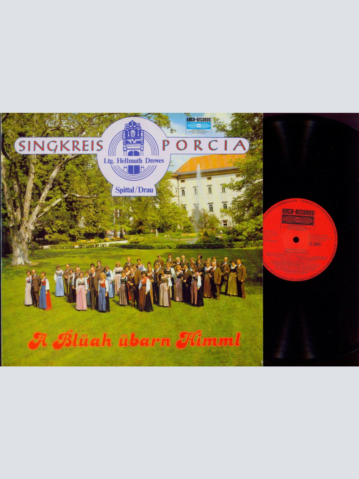 LP--Singkreis Pocia --  A Blüah übarn Himmel //NM