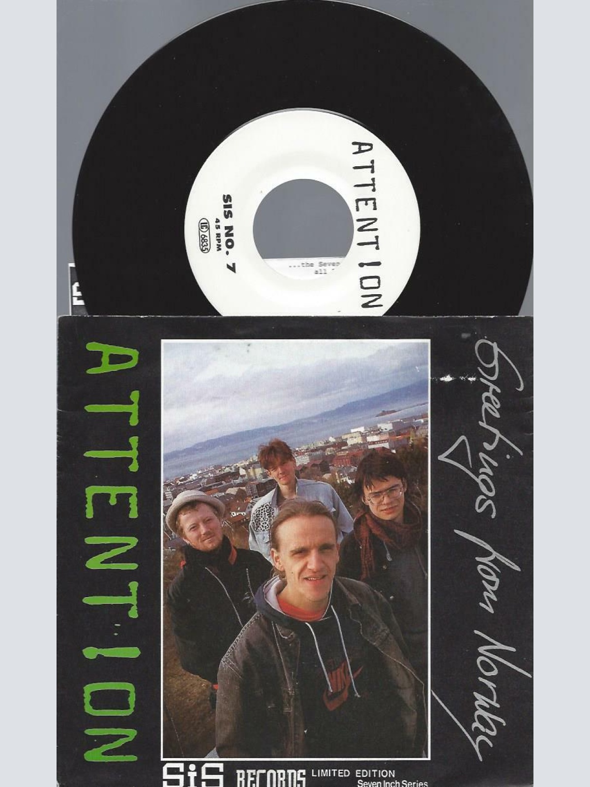 7"  Attent!on – Greetings From Norway
