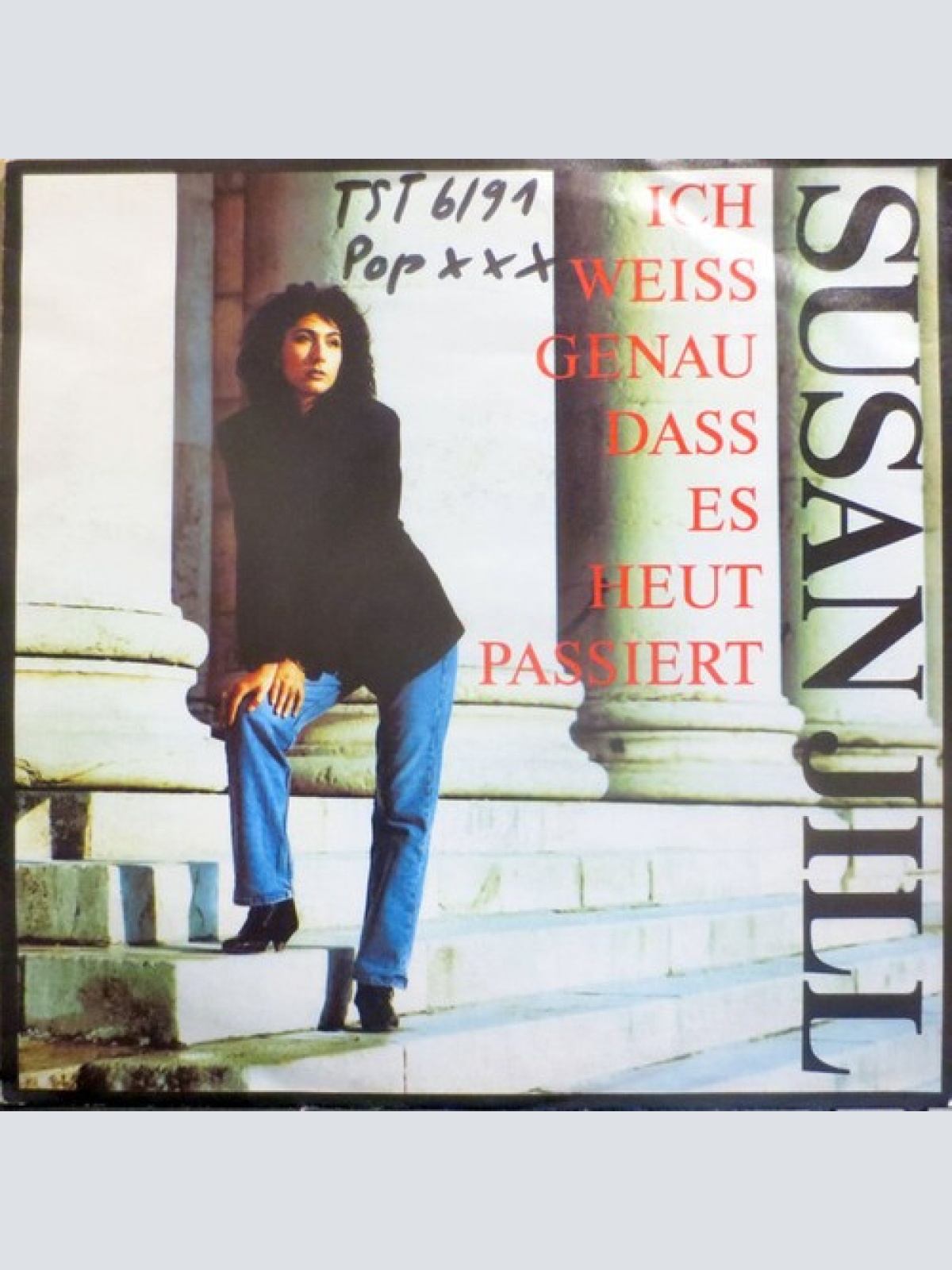 7", Single Susan Jill - Ich Weiss Genau Dass Es Heut Passiert
