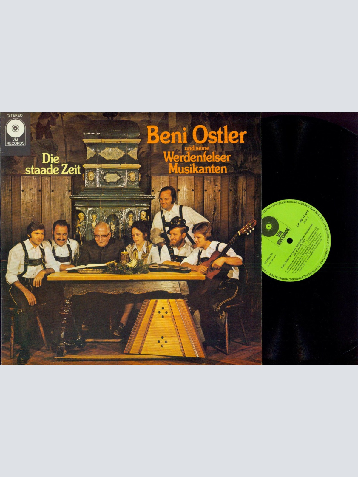 LP-- Beni Ostler und seine Werdenfelser Musikanten – Die Staade Zeit  //NM