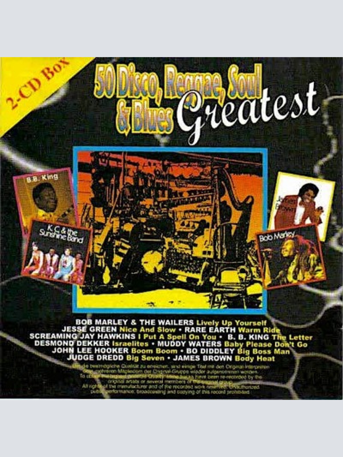 2xCD, Comp Various - 50 Disco, Reggae, Soul & Blues Greatest