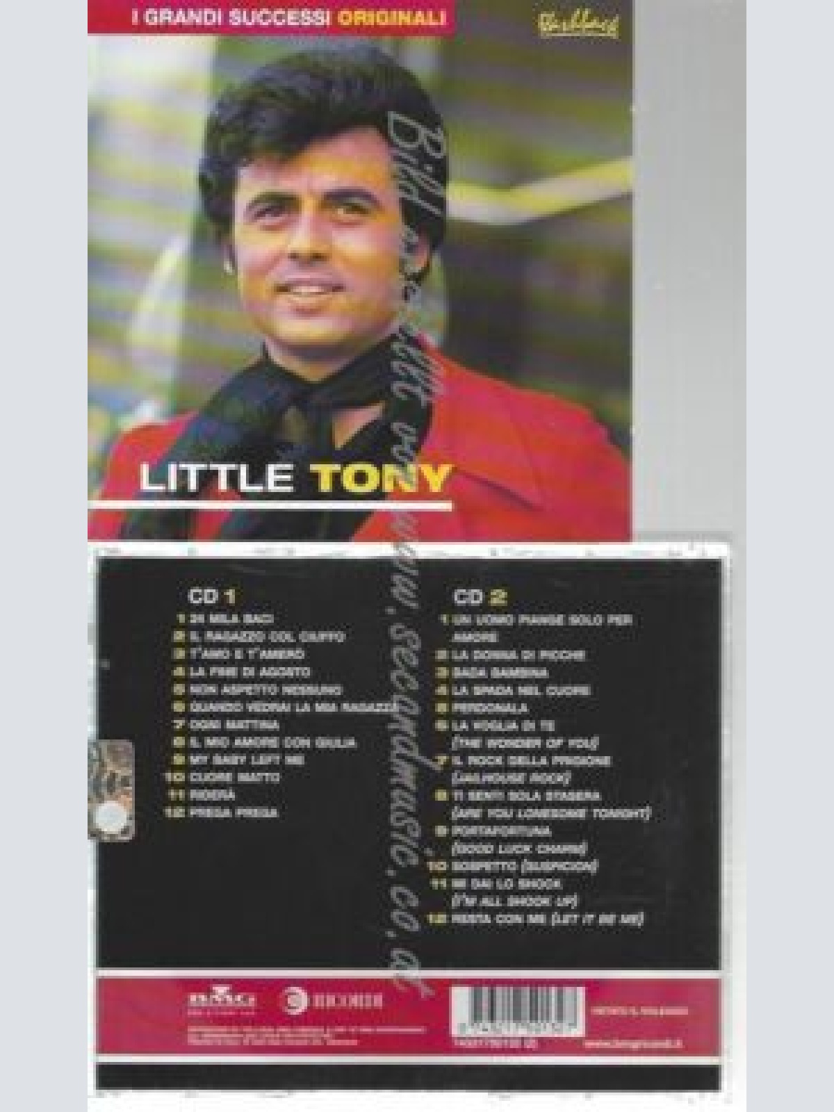 CD--LITTLE TONY | --I GRANDI SUCCESSI