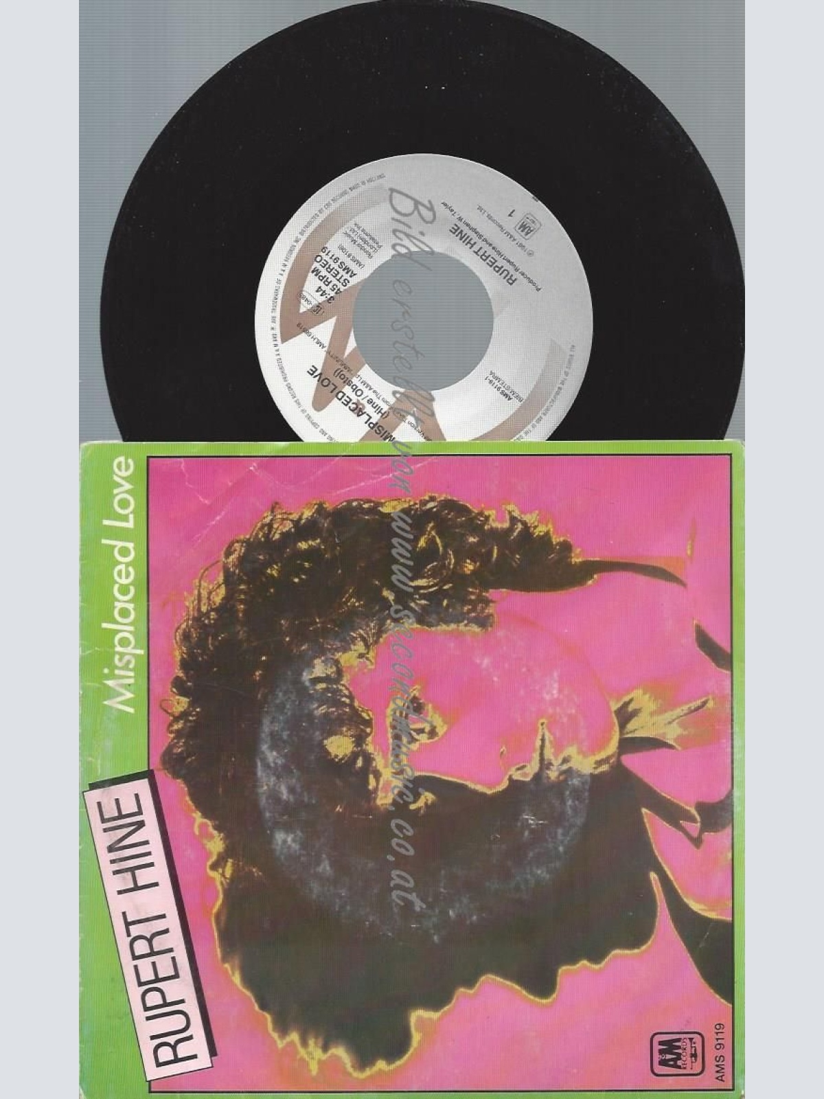 7"   Rupert Hine  Misplaced Love