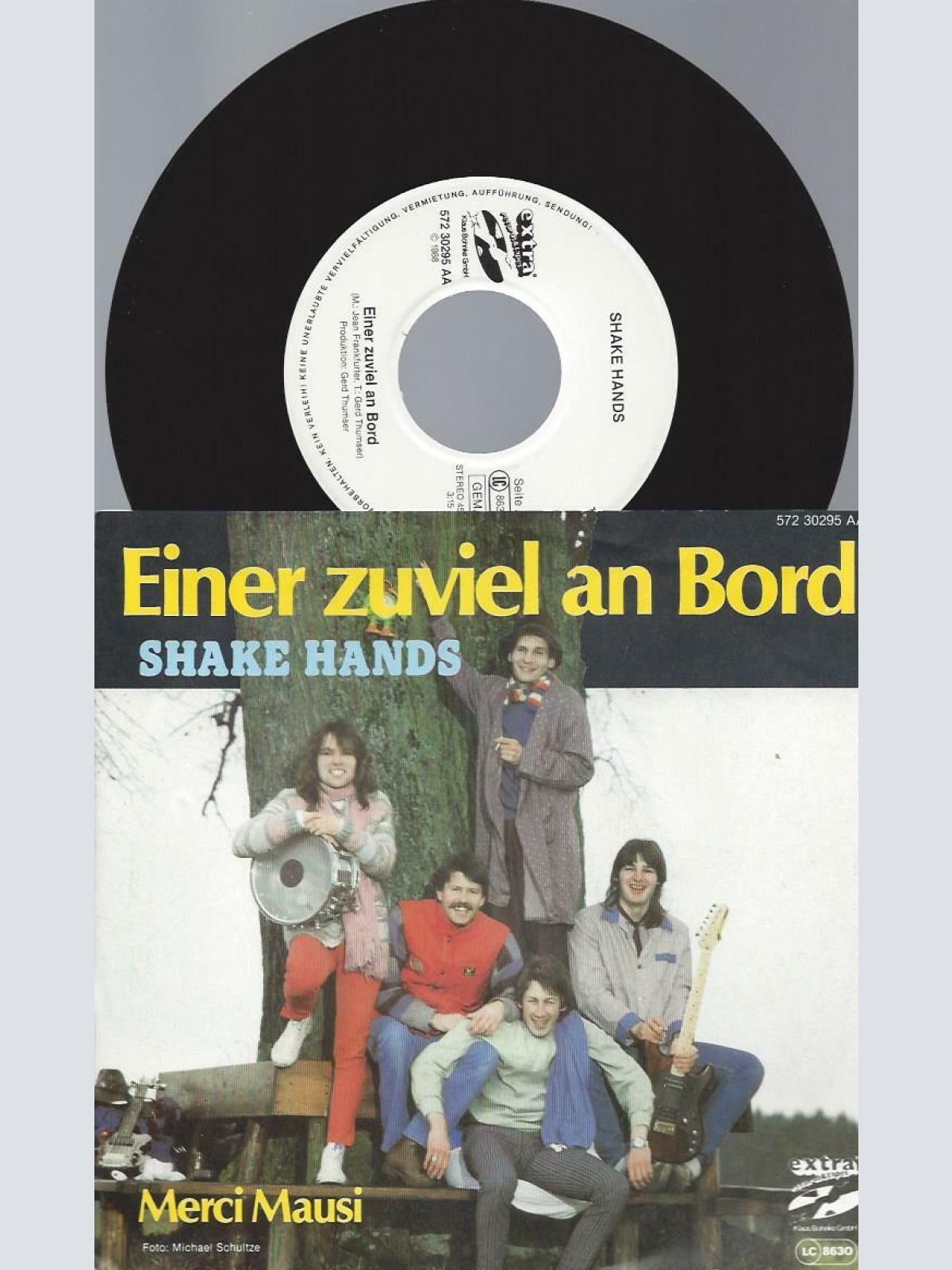 7" Shake Hands  – Einer Zuviel An Bord