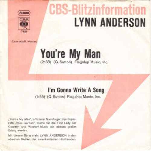 7", Single, Promo Lynn Anderson - You're My Man
