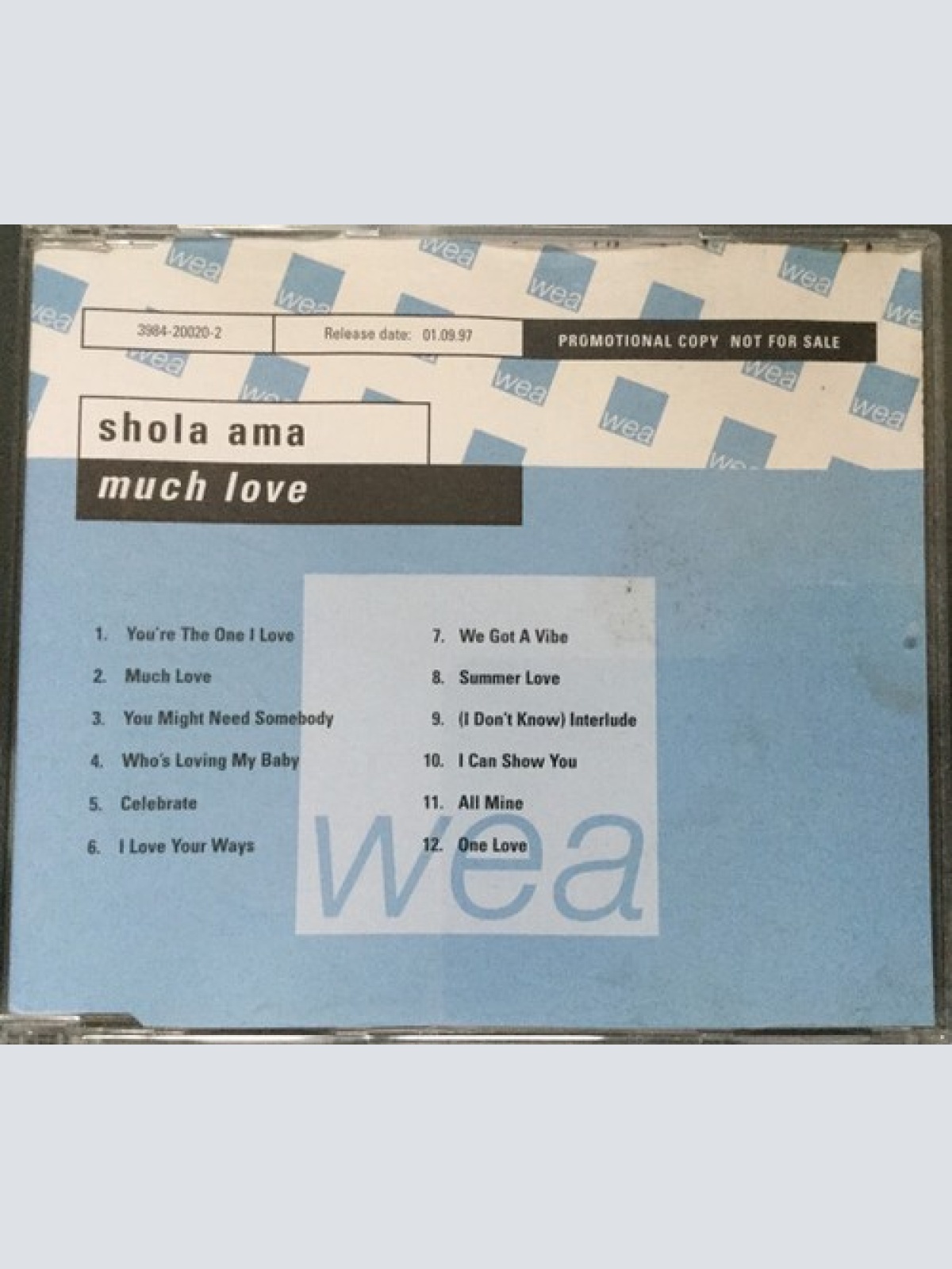 CD, Album, Promo Shola Ama - Much Love