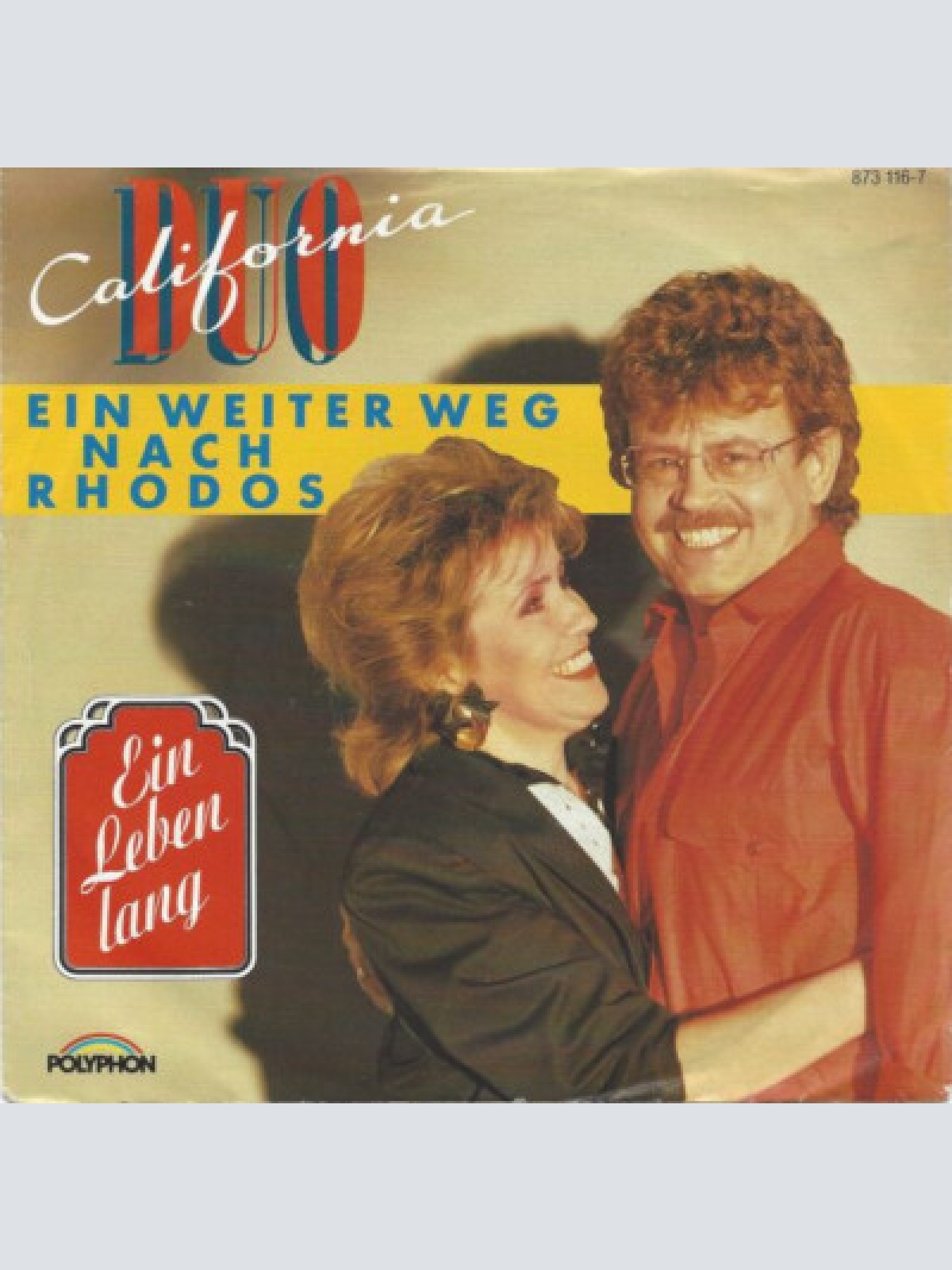 7", Single Duo California - Ein Weiter Weg Nach Rhodos