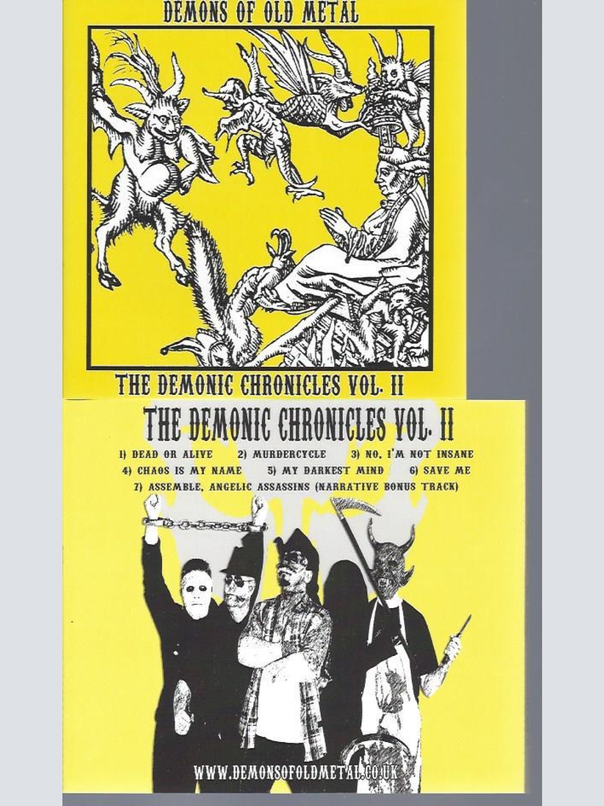 CD--DEMONS OF OLD METAL THE DEMONIC CHRONICLES VOL 2