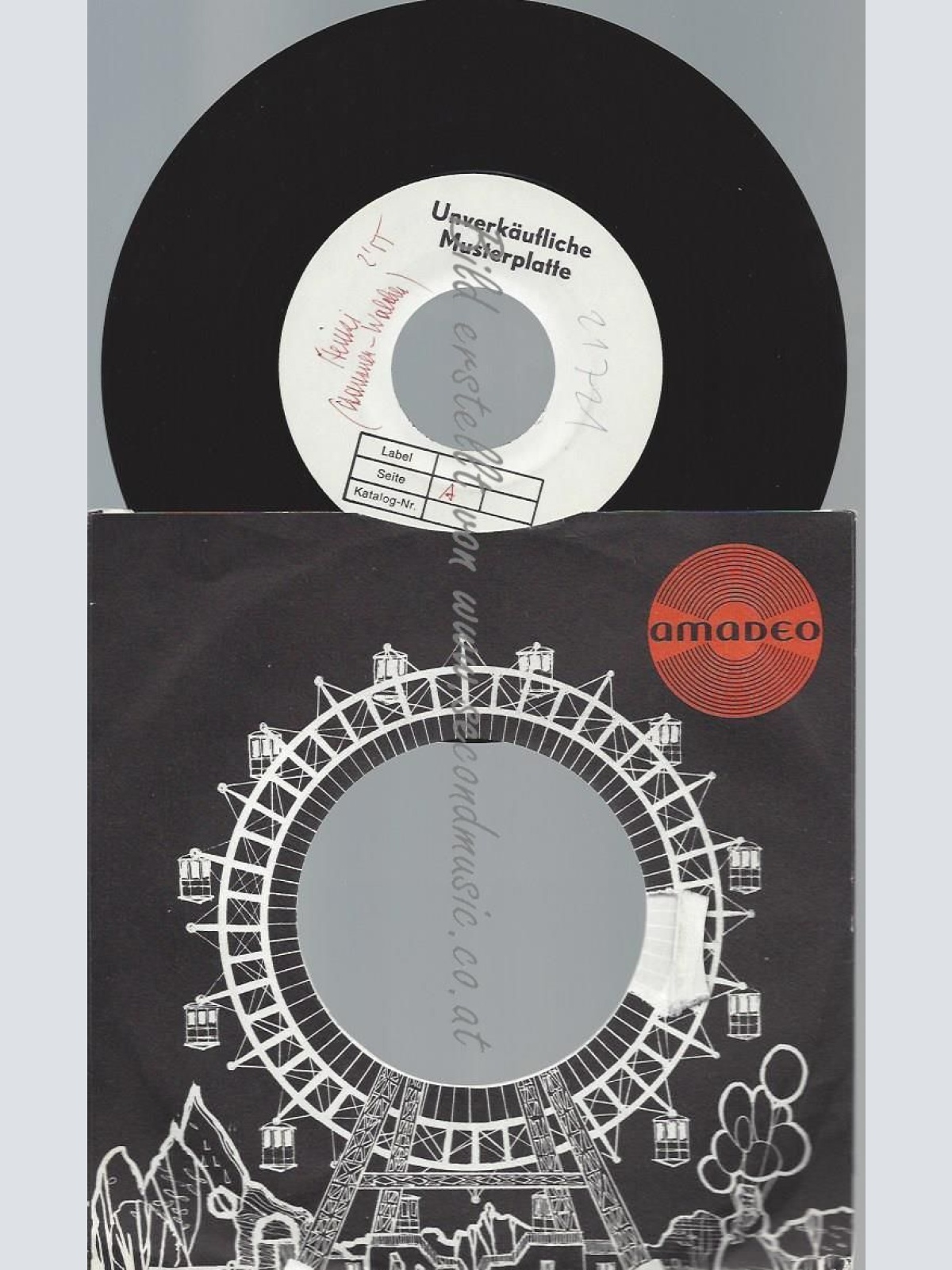 7" H. Walcher  HEINRICH – Heinzi // PROMO