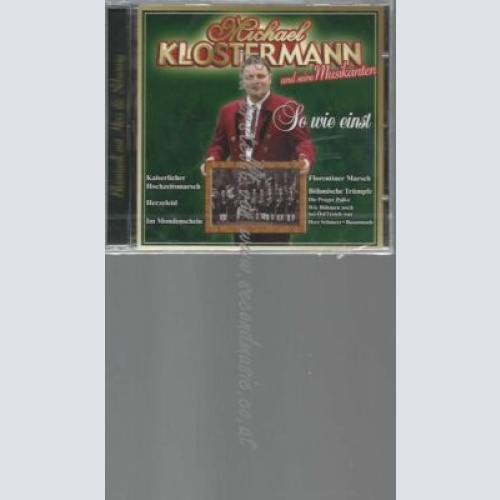 CD--MICHAEL KLOSTERMANN--SO WIE EINST