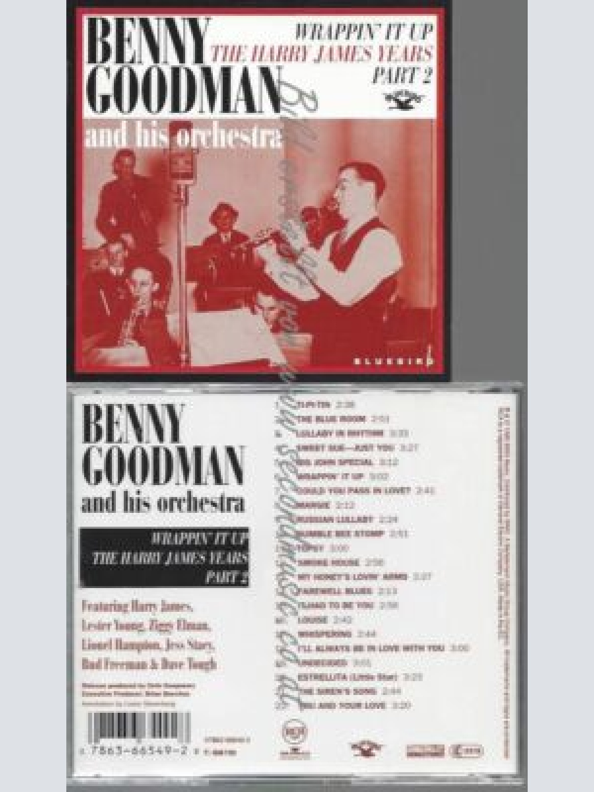 CD--BENNY GOODMAN   AND HIS ORCHESTRA--HARRY JAMES YEARS,PART II