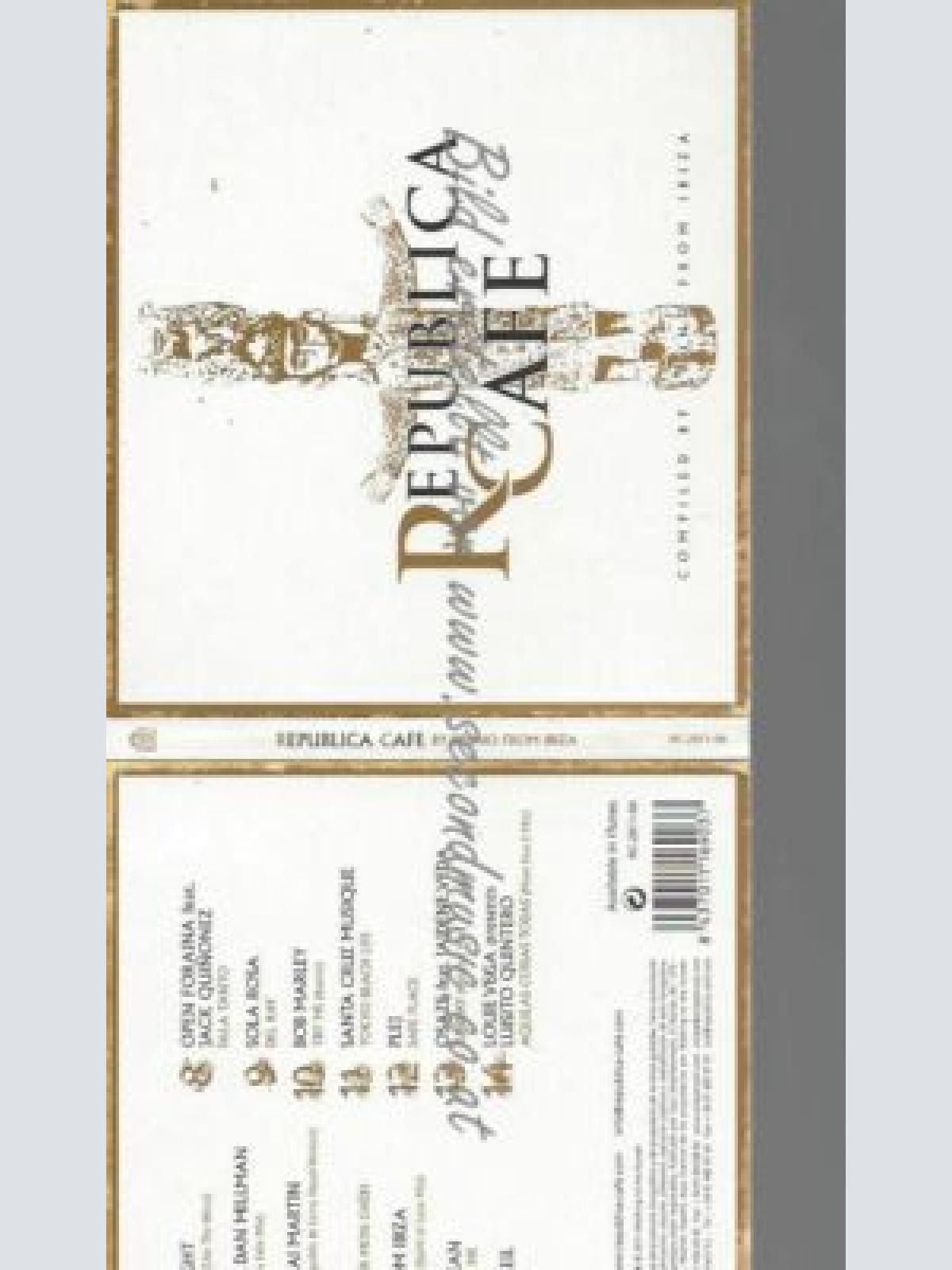 CD--VARIOUS--REPUBLICA CAFE -COMPILED BY BRUNO FROM IBIZA-