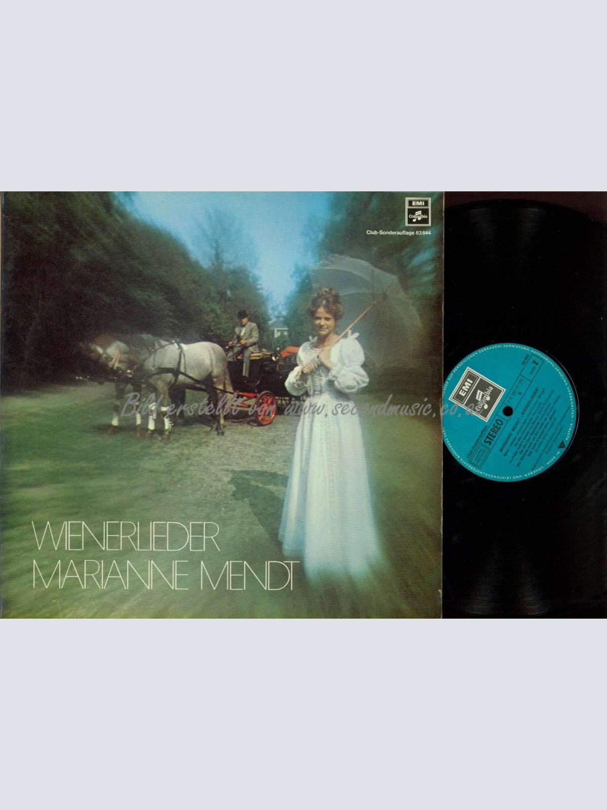 LP--MARIANNE MENDT WIENER LIEDER / CLUB SONDERAUFLAGE 63644