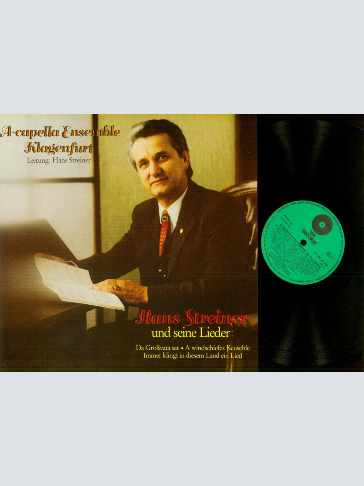 LP--A-Capella Ensemble Klagenfurt – Hans Streiner Und Seine Lieder    / NM