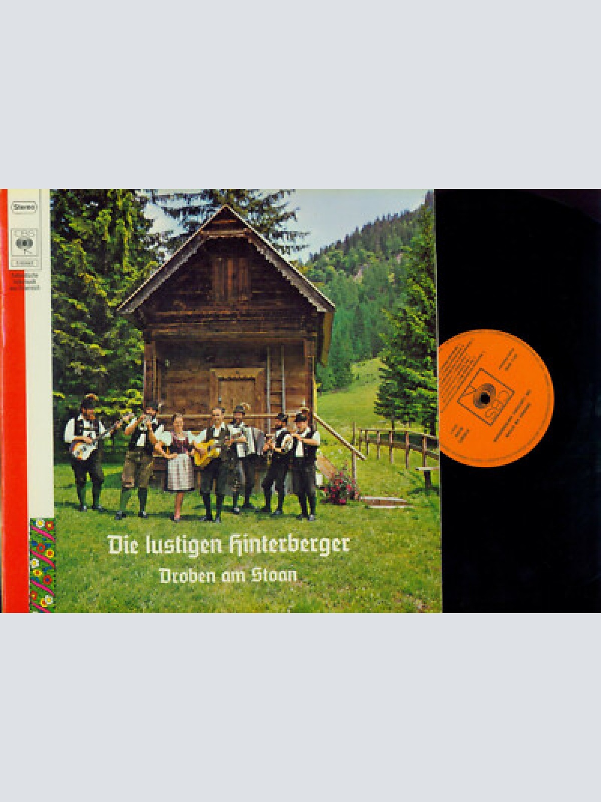 LP-   Die Lustigen Hinterberger  Droben Am Stoan