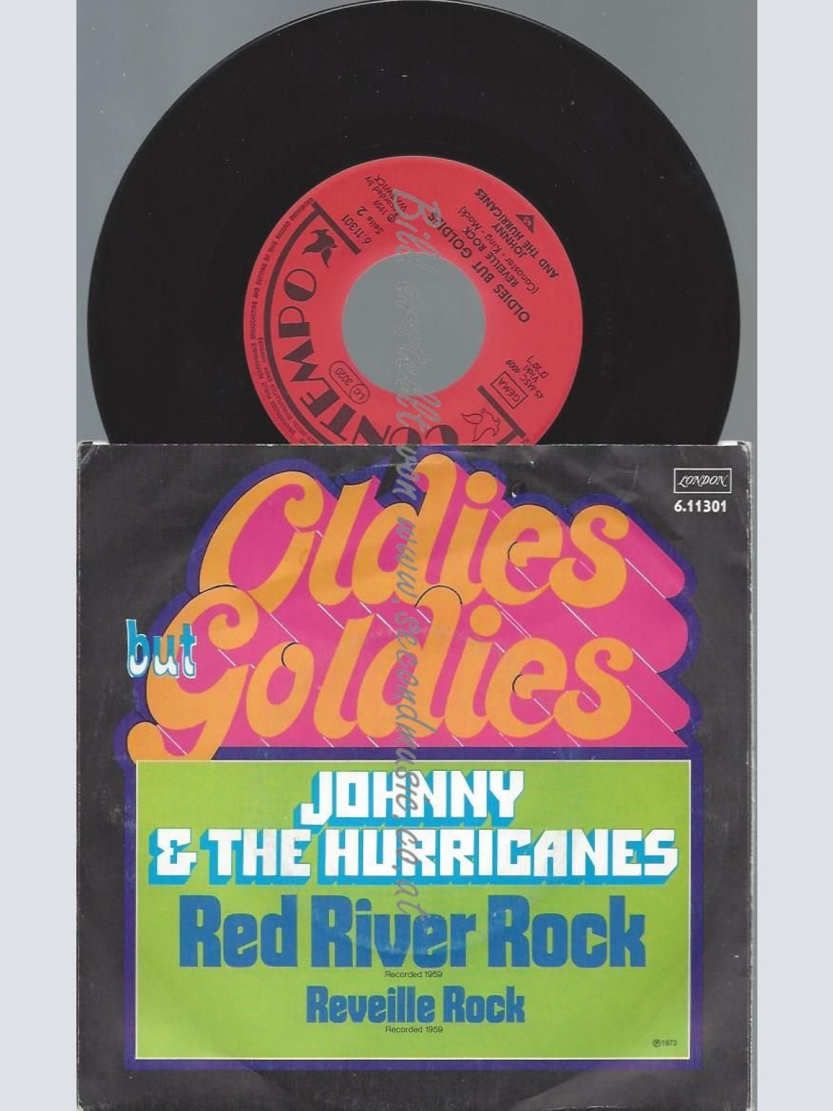 7"   Johnny & The Hurricanes  Red River Rock / Reveille Rock