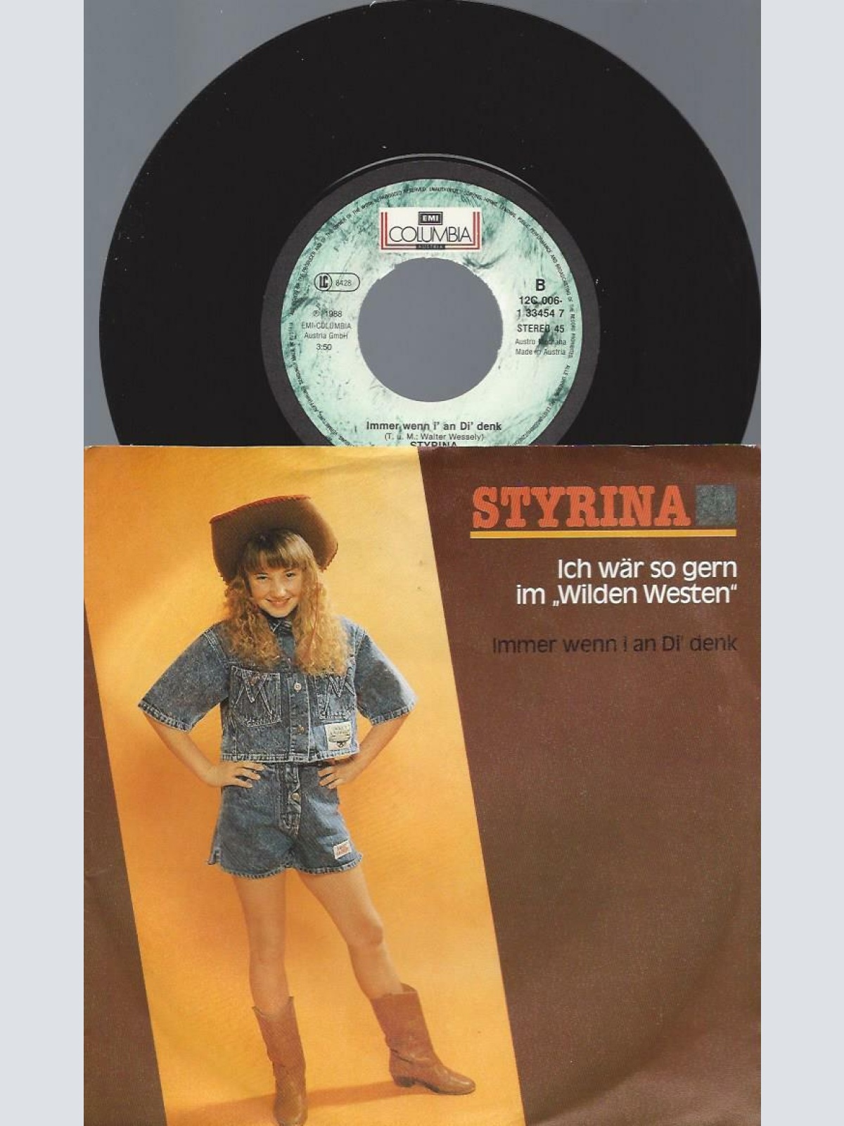 7" Styrina – Ich Wär So Gern Im "Wilden Westen"