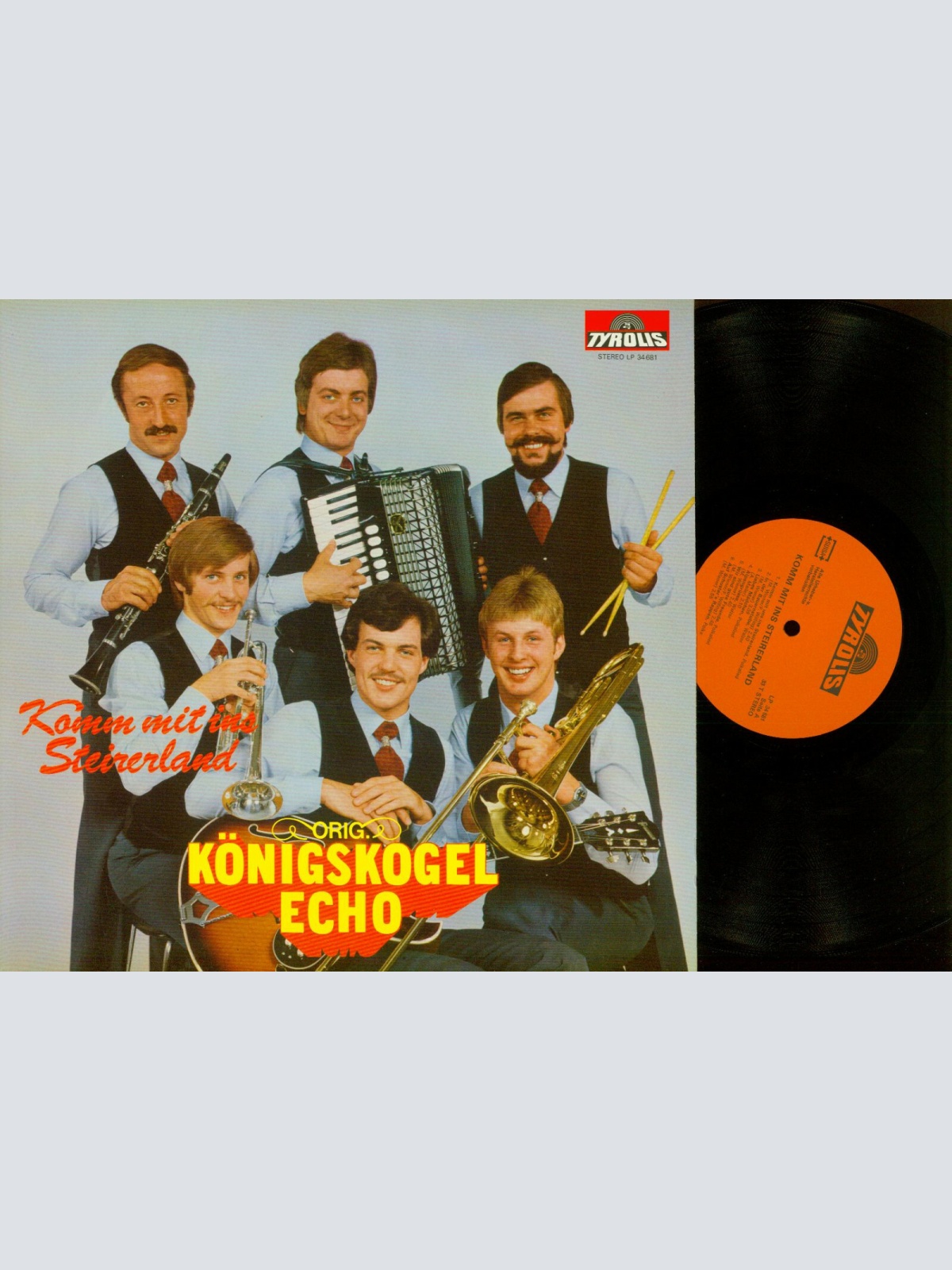 LP--Orig. Königskogel Echo – Komm Mit Ins Steirerland   //NM