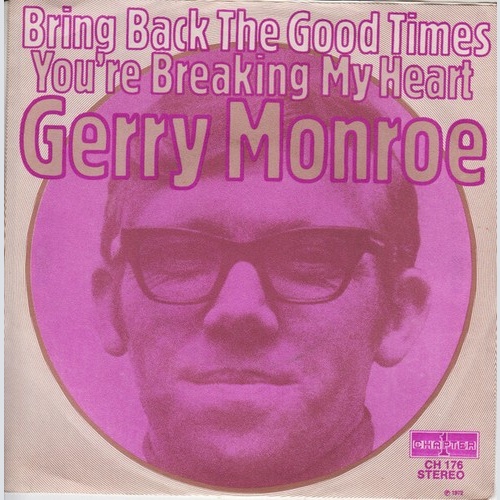 7", Promo Gerry Monroe - Bring Back The Good Times