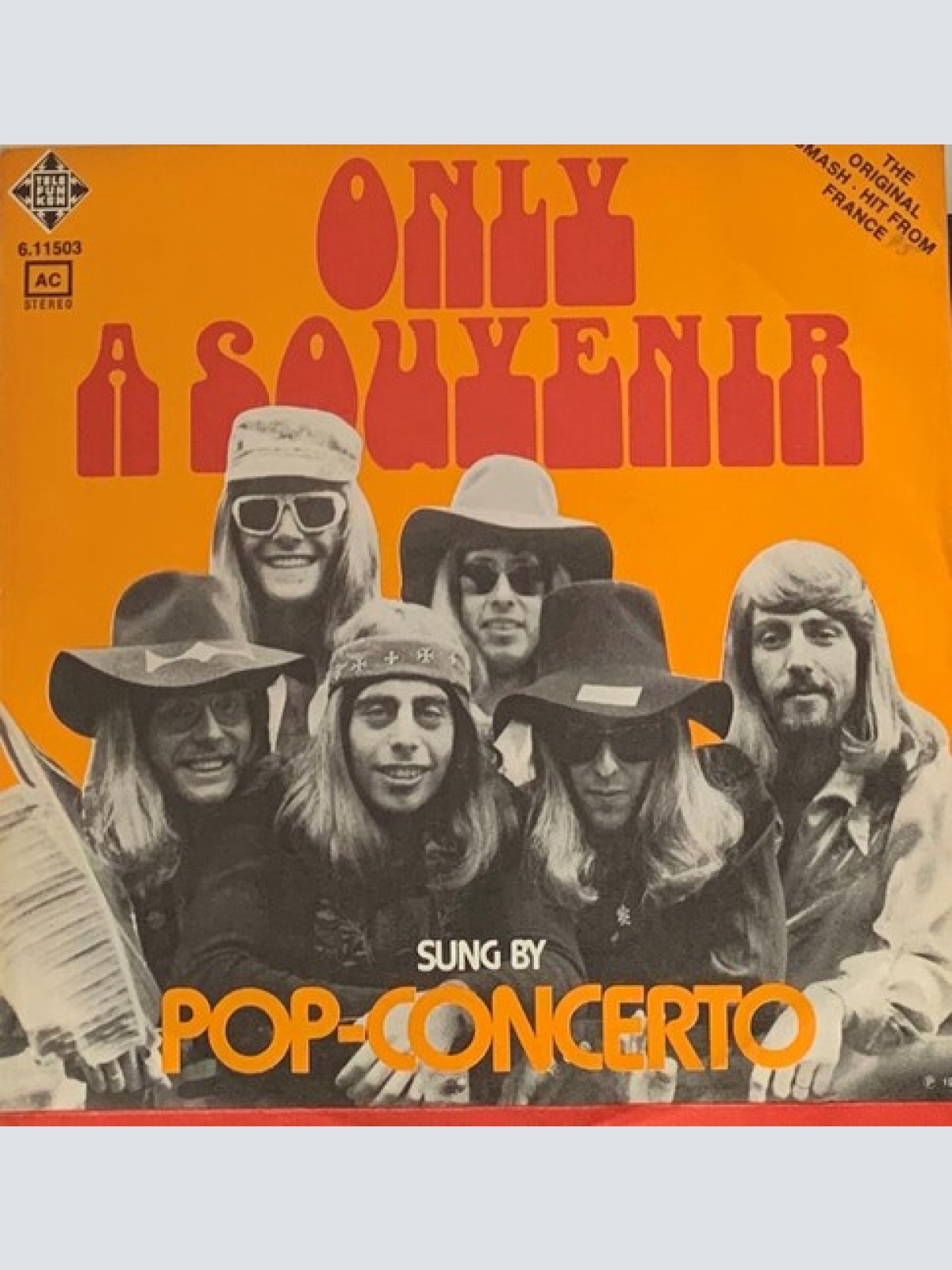 7", Promo Pop-Concerto* - Only A Souvenir