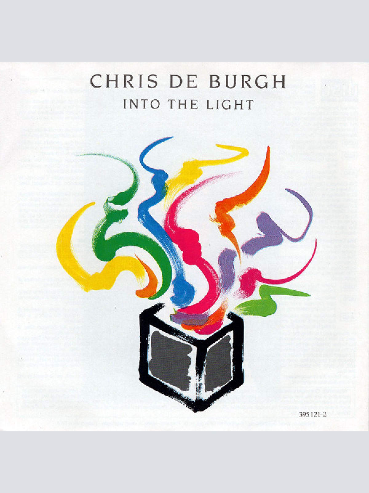 CD, Album Chris de Burgh - Into The Light
