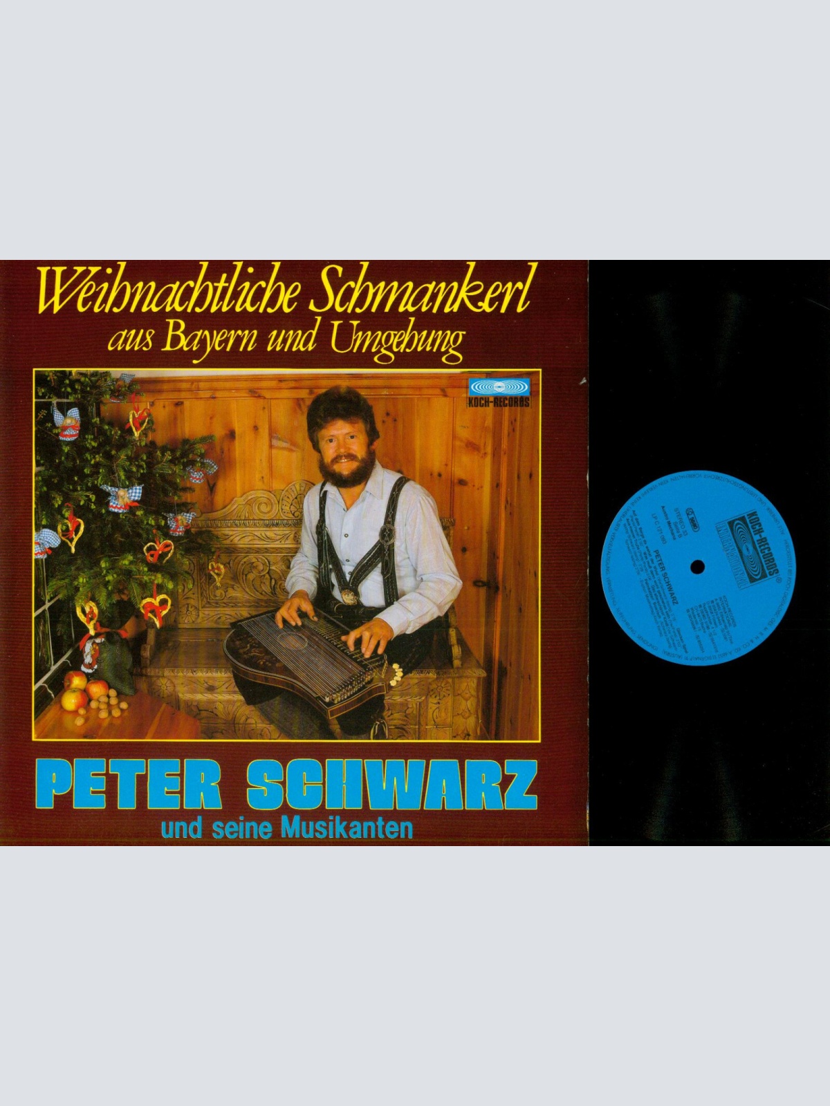 LP--Peter Schwarz  -- Weihnachtliche Schmankerln     / NM