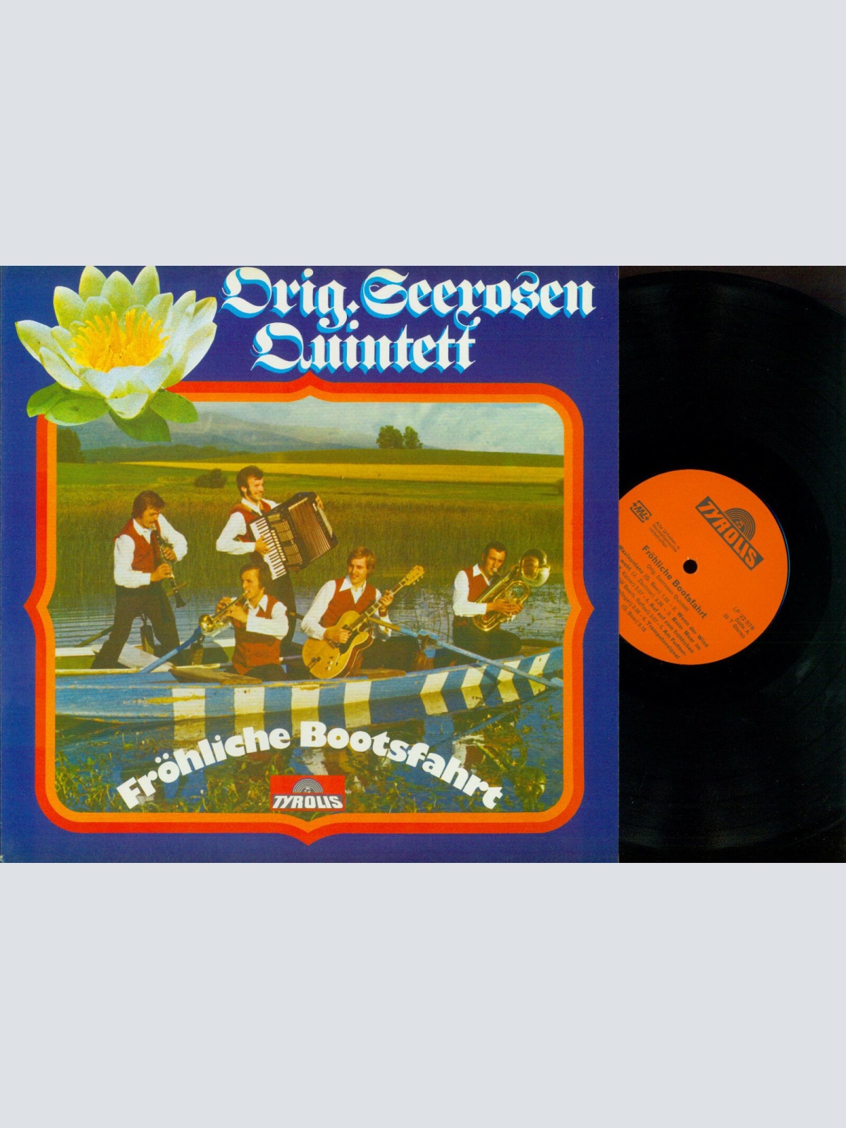 LP-Seerosen Quintett --  Fröhliche Bootsfahrt--- NM