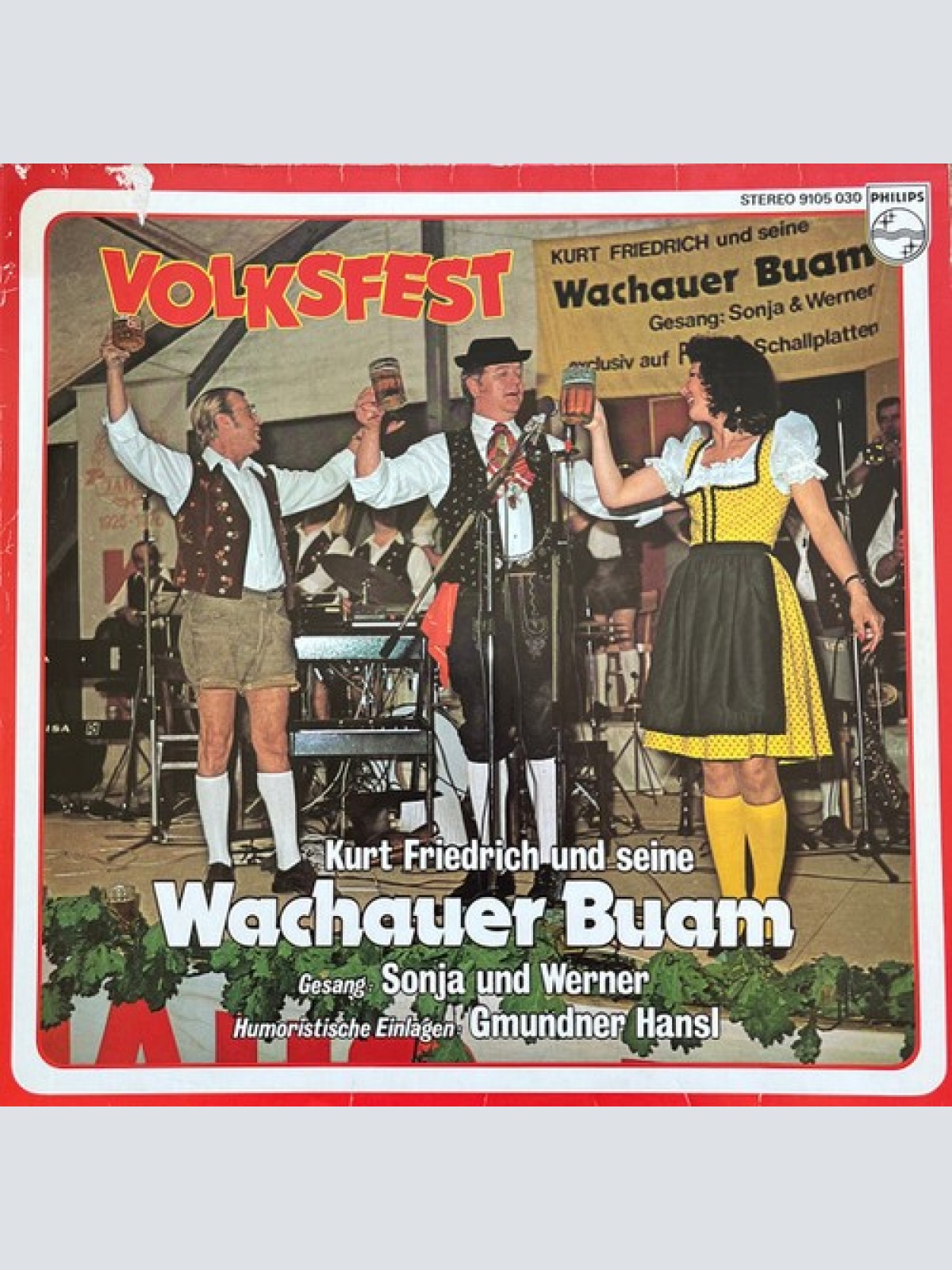 LP, Album Wachauer Buam* Ltg. Kurt Friedrich - Volksfest Mit Den Wachauer Buam
