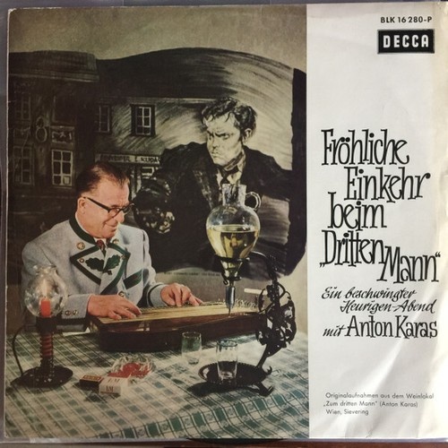 LP, Album Anton Karas - Fröhliche Einkehr beim "Dritten Mann" (Ein Beschwingt...