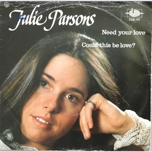 7", Single Julie Parsons - Need Your Love / Could This Be Love?