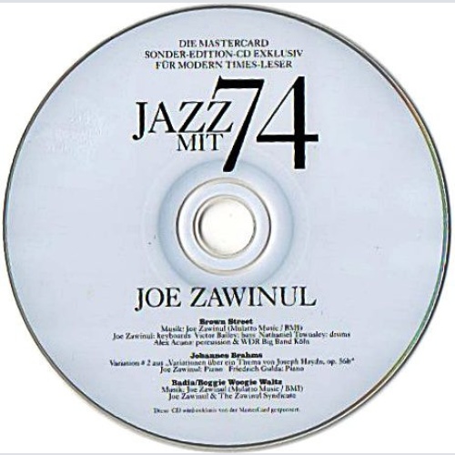 CD, Comp Joe Zawinul - Jazz Mit 74
