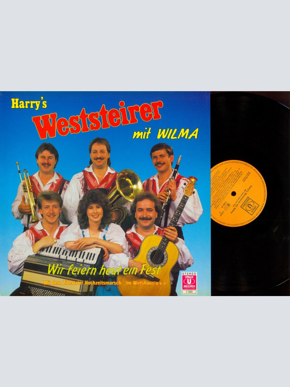 LP-- Harrys Weststeirer -- Wir feiern heut ein Fest -- NM