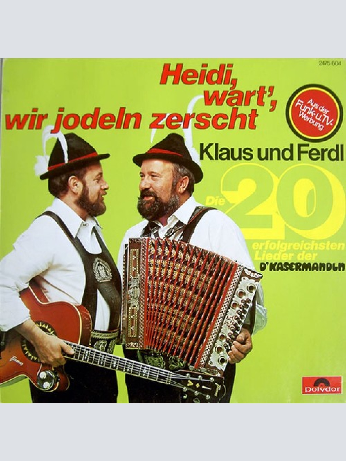 LP, Album Klaus Und Ferdl - D'Kasermandln - Heidi, Wart', Wir Jodeln Zerscht ...