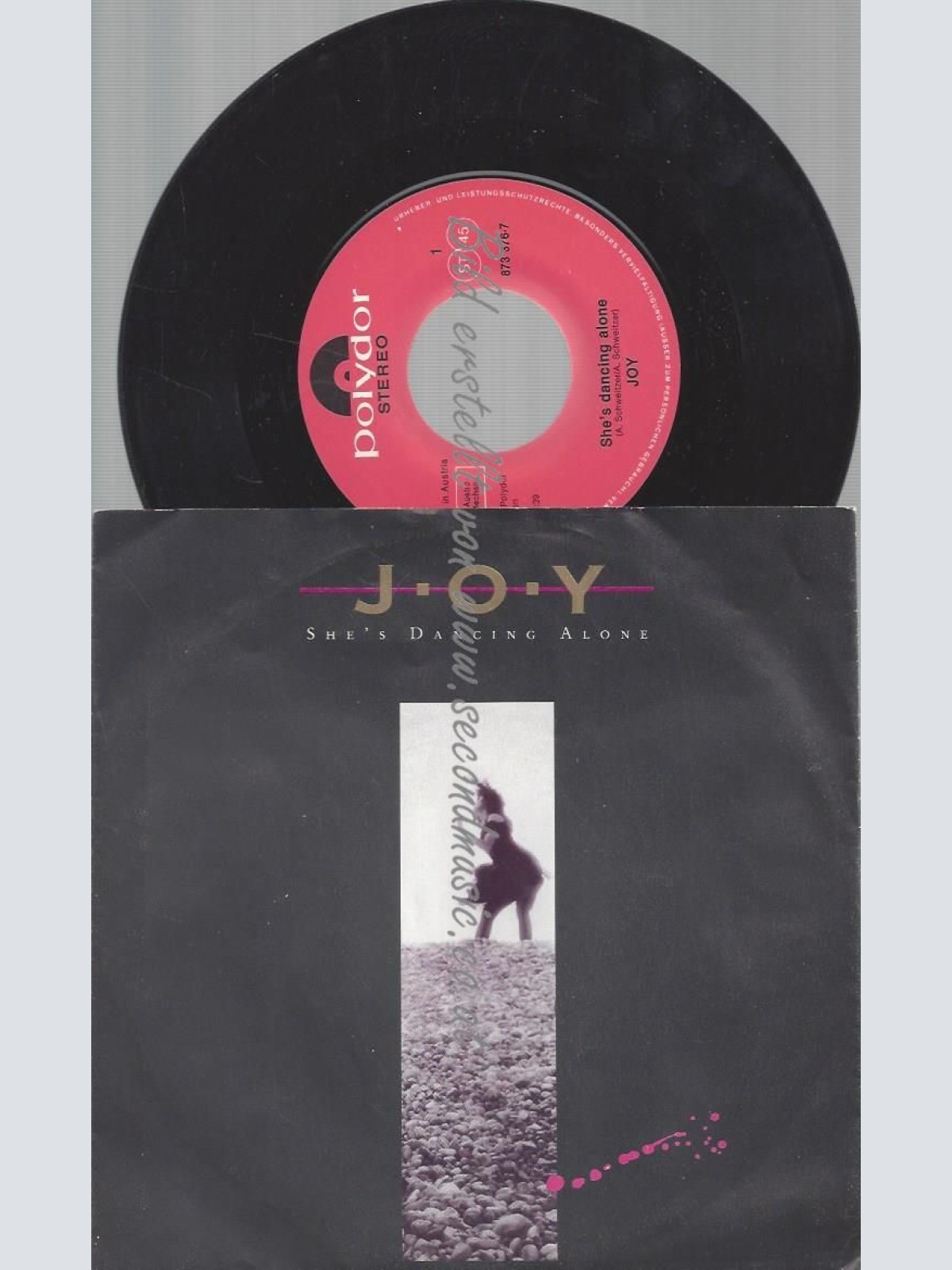 7"   Joy (9)  She's Dancing Alone