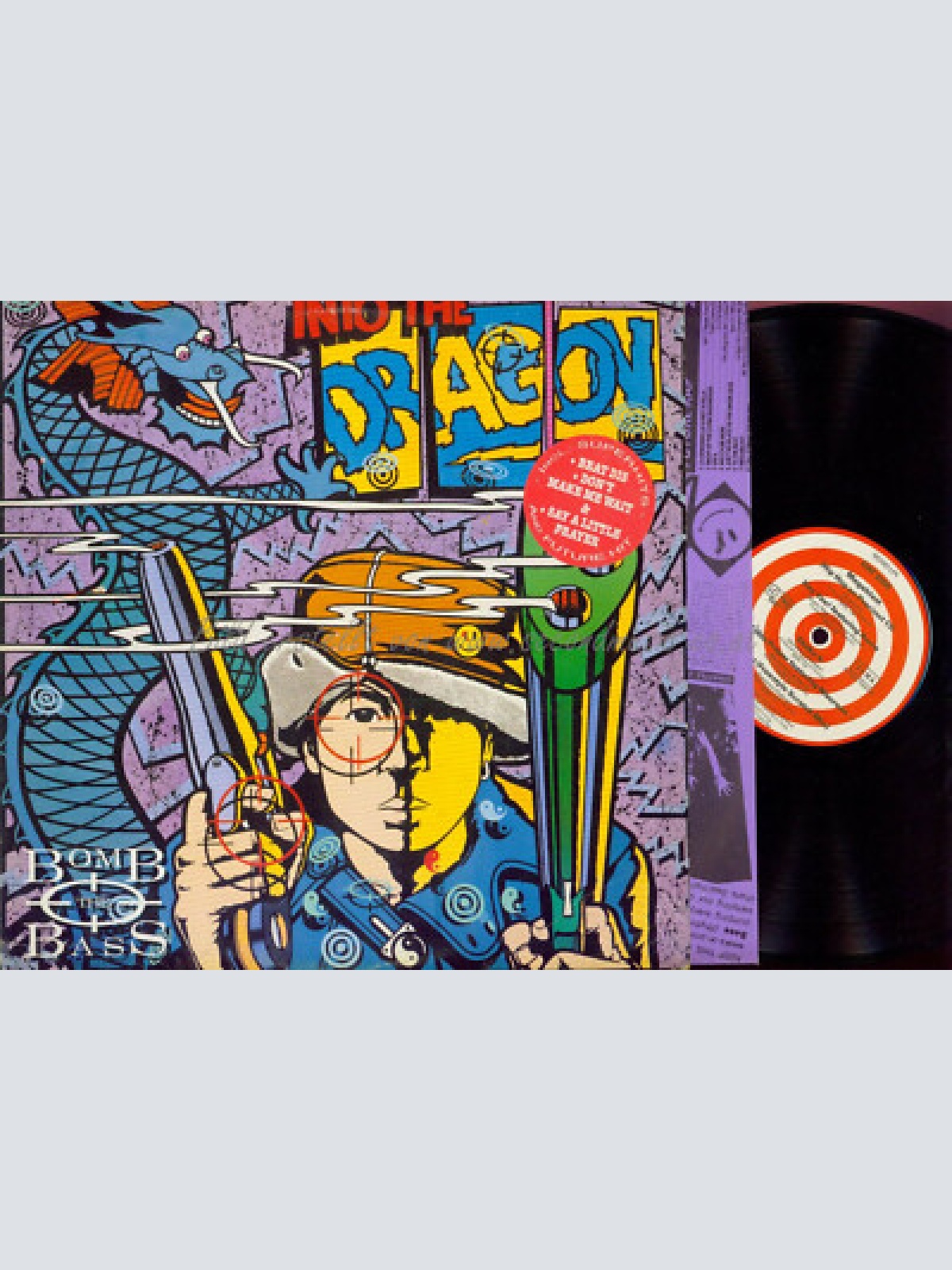 LP--  Bomb The Bass  Into The Dragon  // OIS  1988