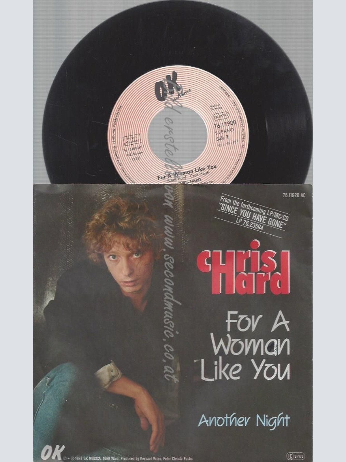 7" CHRIS HARD FOR A WOMAN LIKE YOU