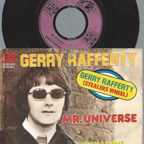 7"   GERRY RAFFERTY MR UNIVERSE