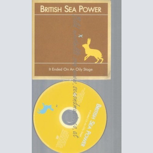 CD--CARDSLEEVE-BRITISH SEA POWER-IT ENDED ON AN OILY STAGE--PROMO
