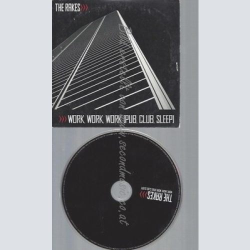 CD--CARDSLEEVE-THE RAKES--WORK WORK WORK--PROMO